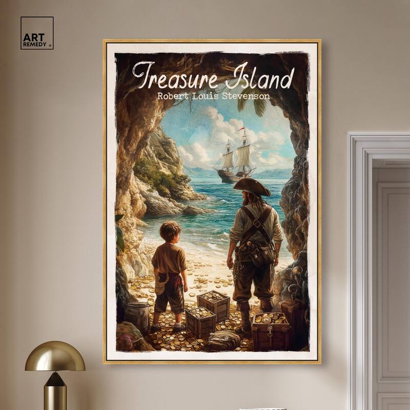 Treasure Island Classic Canvas by Art Remedy