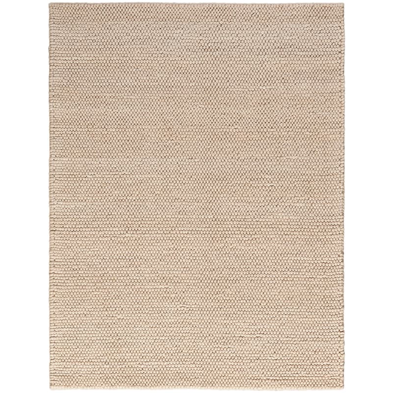 DKNY Pure Knots Indoor only Solid Area Rug - Beige - 5'3" x 7'3"