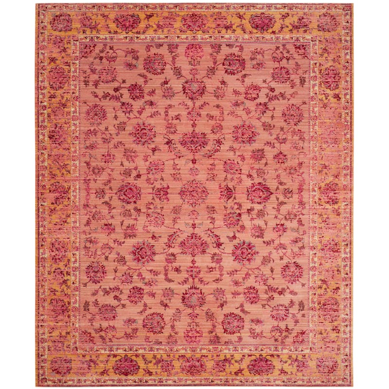 SAFAVIEH, Valencia Masumeh Boho Oriental Distressed Rug