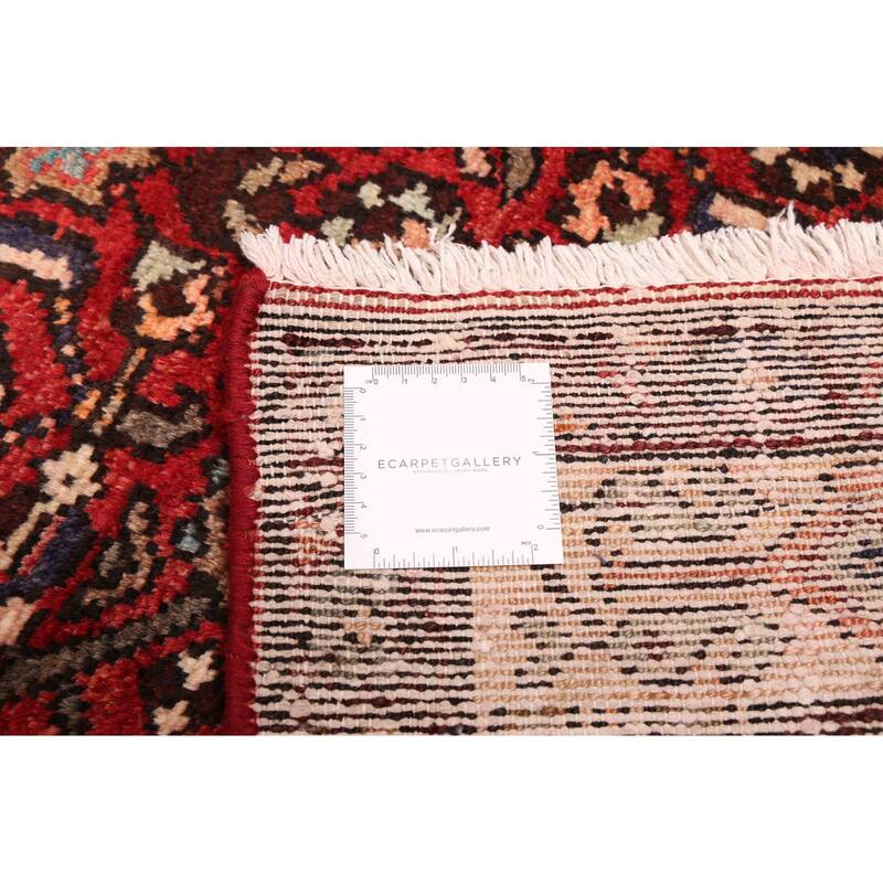 ECARPETGALLERY Hand-knotted Andelz Red Wool Rug - 3'2 x 10'0