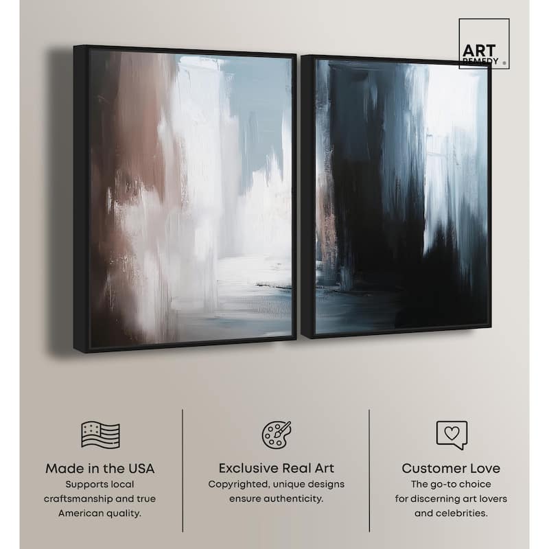 Chiaroscuro Canvas Set of 2 by Art Remedy