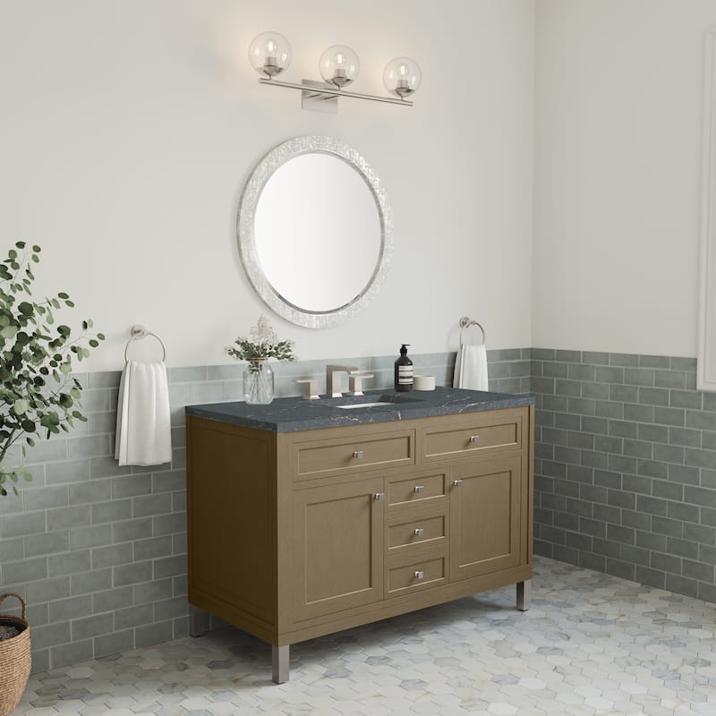 Chicago 48" Single Vanity, Walnut Whisper