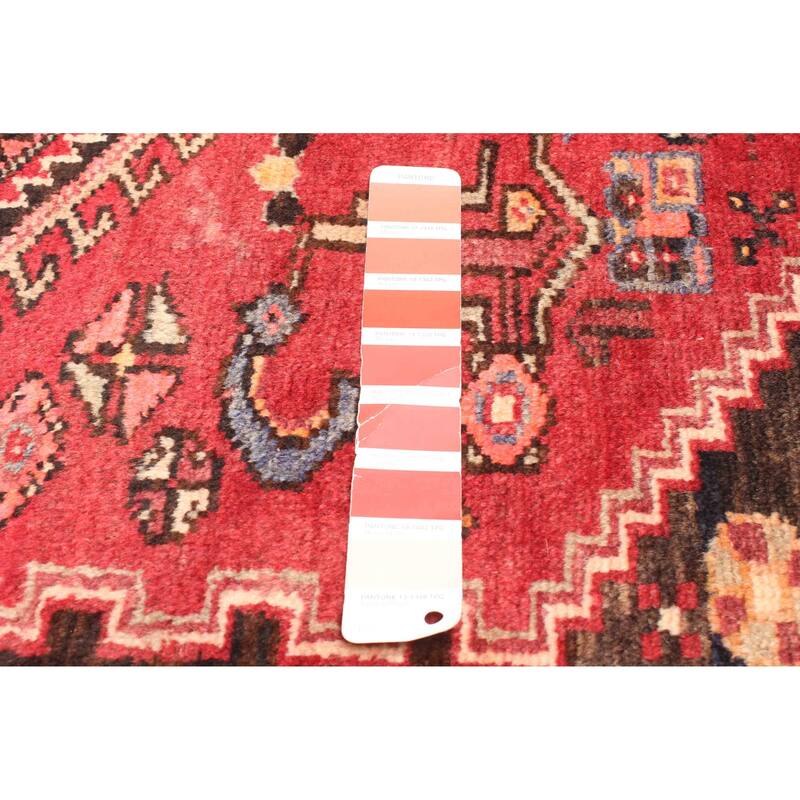 ECARPETGALLERY Hand-knotted Andelz Red Wool Rug - 4'5 x 6'7