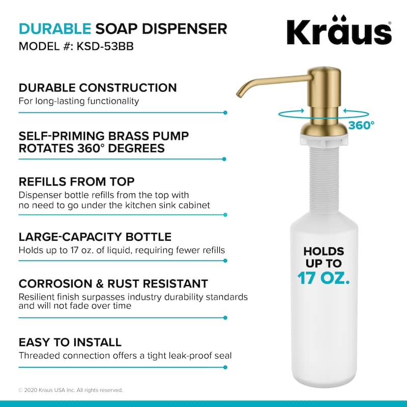 Kraus Kitchen Soap Dispenser
