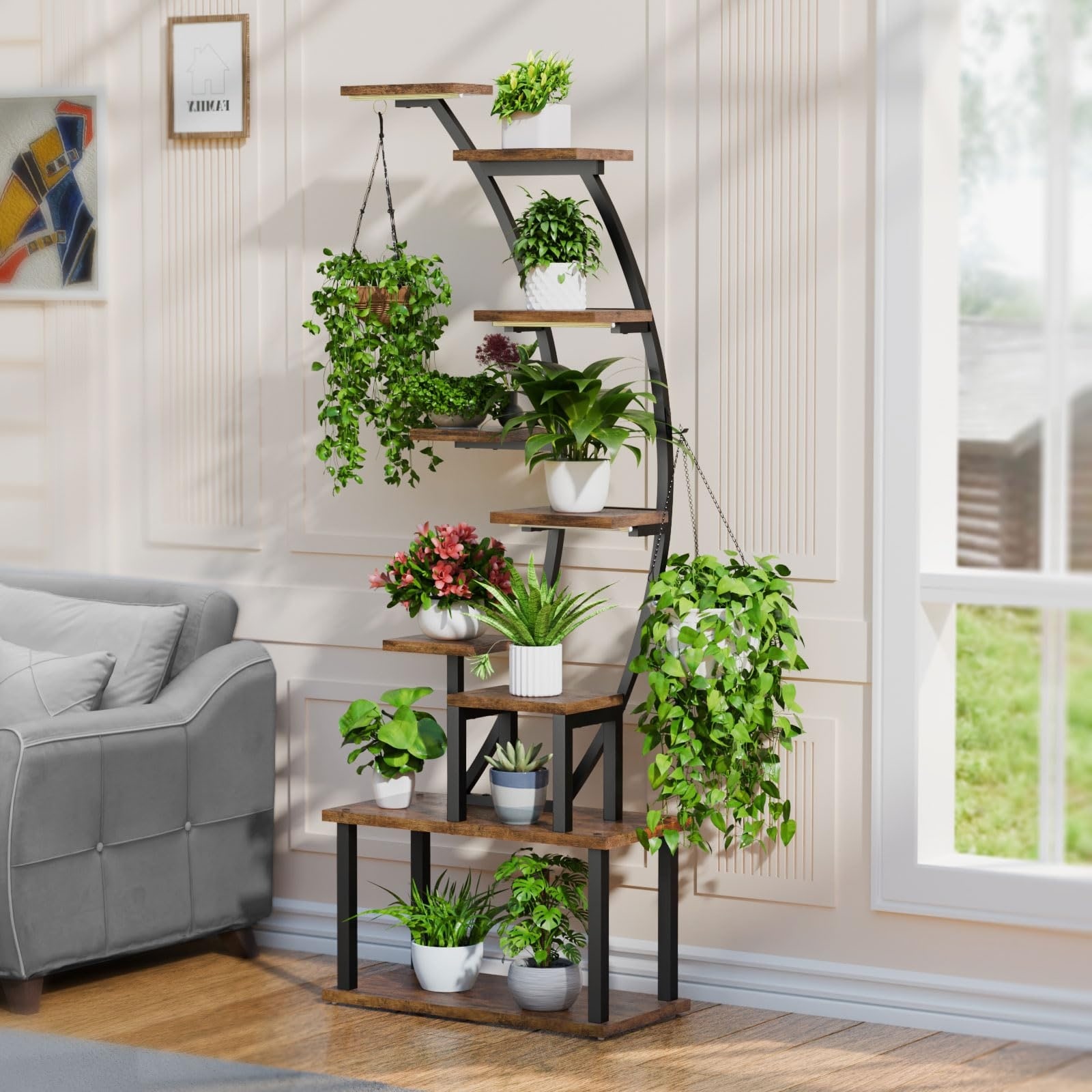 Tall Plant Stand Wdmiya Plant Stand Indoor With Grow Lights,