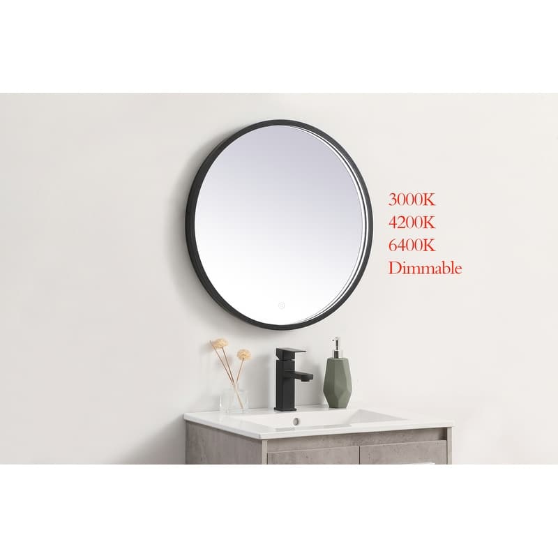 Indigo Home 24 inch LED mirror with adjustable color temperature