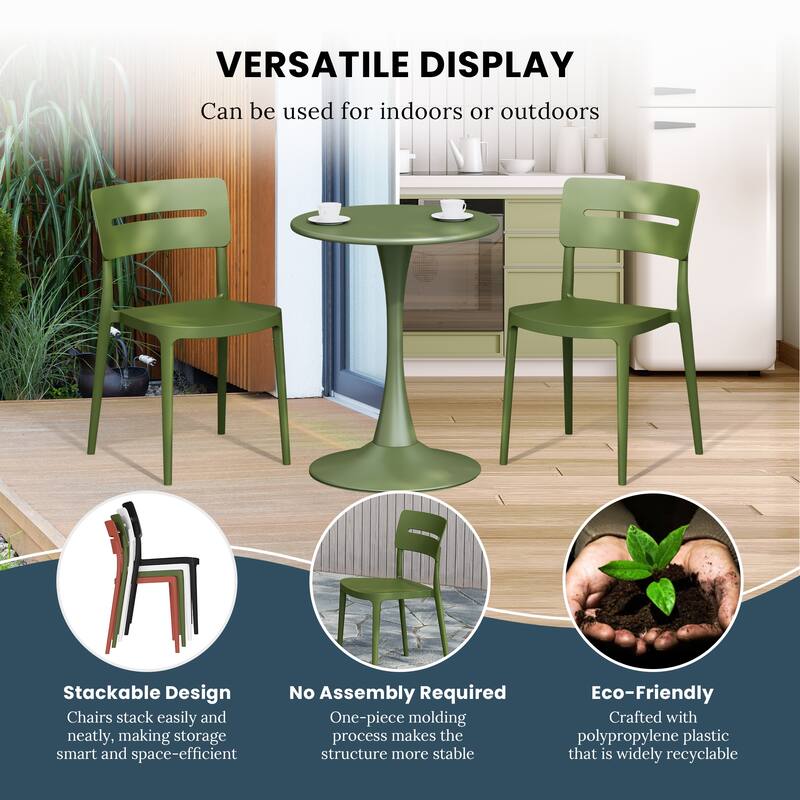 Frond and Form 2-Person Outdoor Round Dining Set