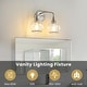 preview thumbnail 87 of 151, Modern Vanity Lights Dimmable Bathroom Light Fixtures with Glass Shade