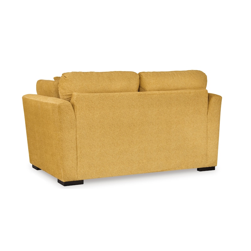 Roundhill Furniture Clareen Upholstered Stationary Loveseat - N/A