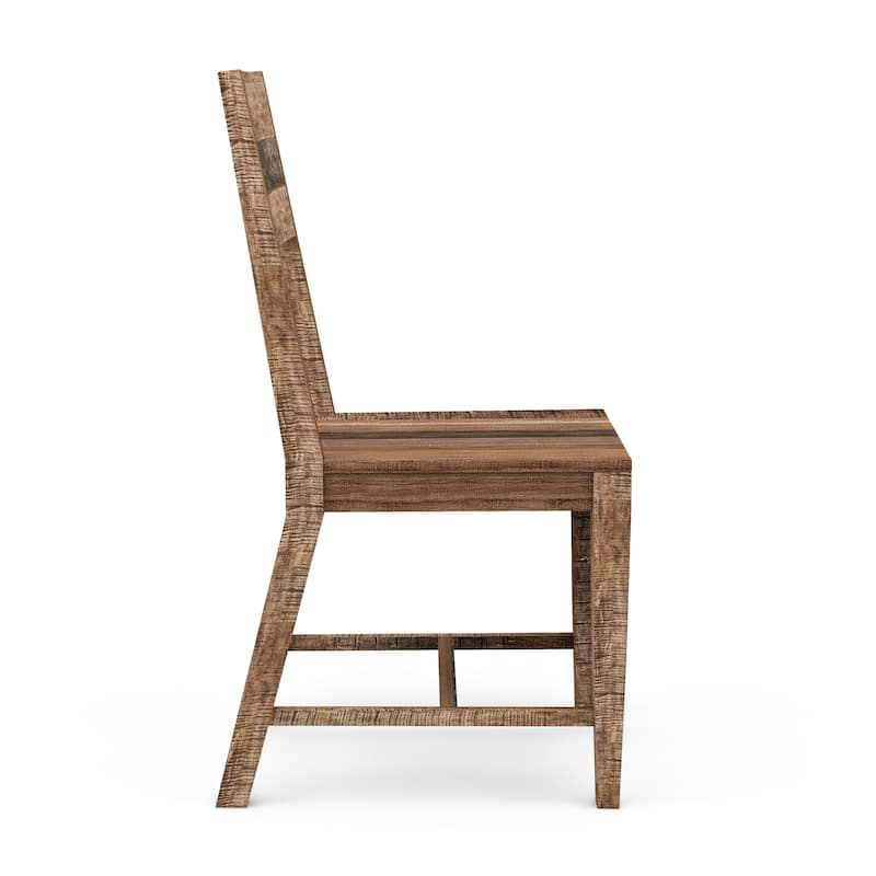 Furniture of America Anaisha Rustic Solid Wood Dining Chairs (Set of 2)
