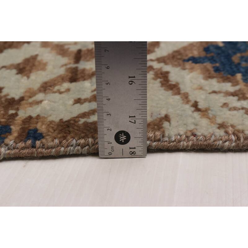 ECARPETGALLERY Hand-knotted Mystique Blue Wool Rug - 8'1 x 8'6