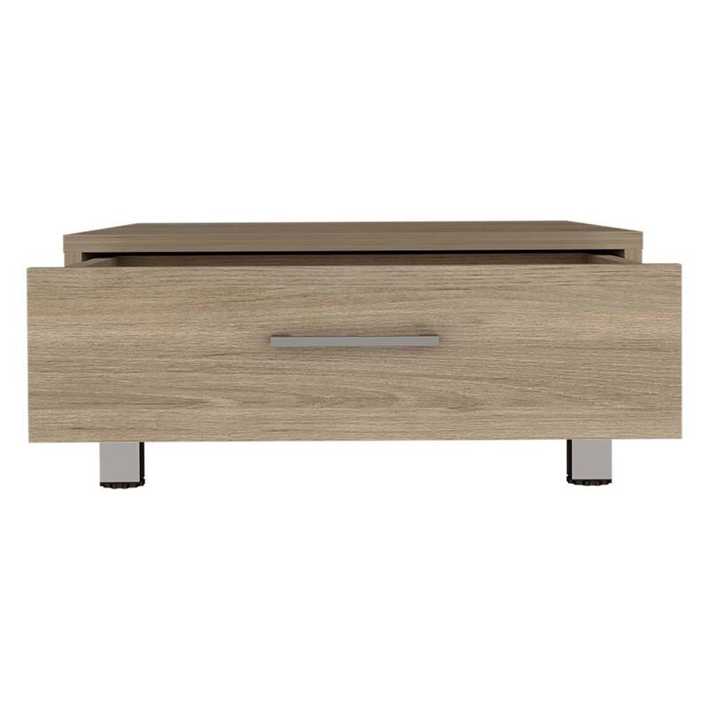 Coffee Table Albuquerque, One Drawer, Light Pine Finish,High quality and durable