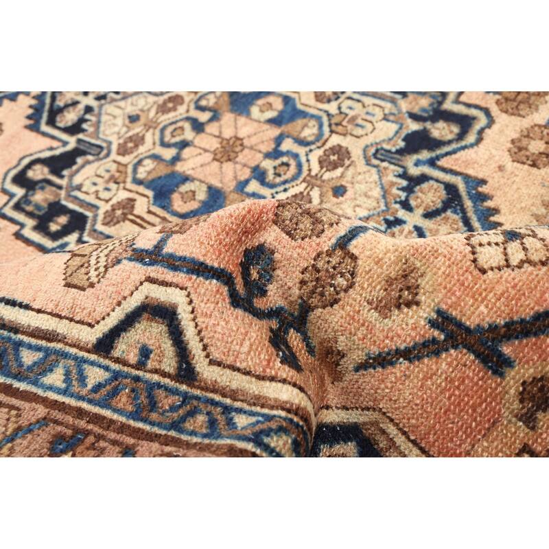 ECARPETGALLERY Hand-knotted Antalya Vintage Light Copper Wool Rug - 3'3 x 9'9
