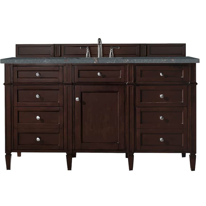 James Martin Vanities 650-V60S-FPBL Brittany 60" Free Standing Single - Burnished Mahogany