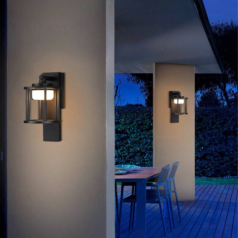 Outdoor Wall Sconce Motion Sensor GX53 LED Bulb 6.5W 650Lm 3000K