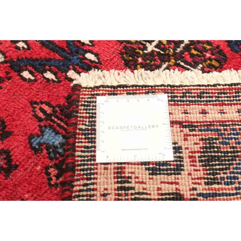 ECARPETGALLERY Hand-knotted Anatolian Red Wool Rug - 4'3 x 6'10