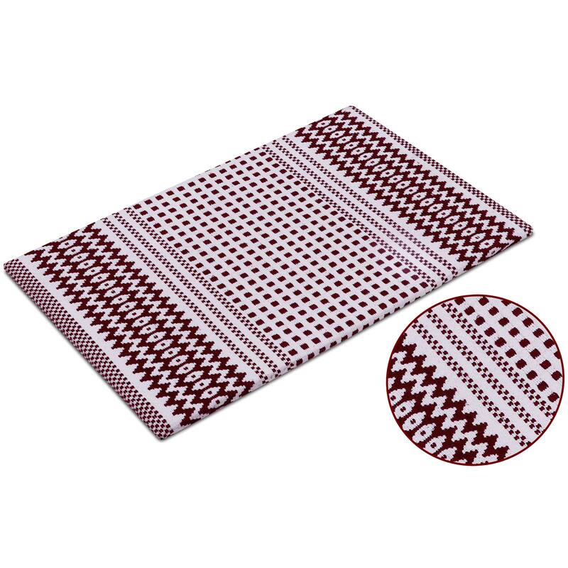 Woven Cotton Anti Fatigue Cushioned Kitchen | Doormat | Bathroom 18" x 30" Mats With Foam Backing Anti Slip - 18''x30''