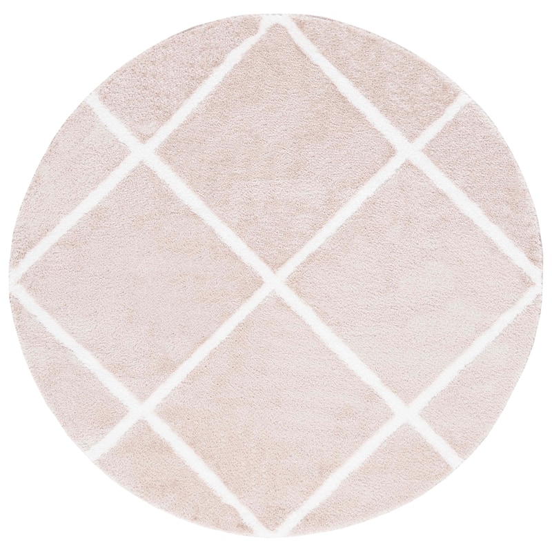 SAFAVIEH Tahoe Shag Emilia Trellis 1.2-inch Thick Rug