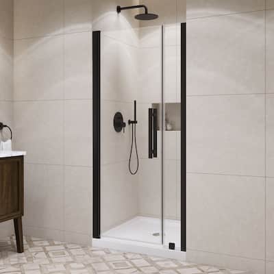 OVE Pasadena Alcove Frameless Pivot Shower Door Kit with Base Pan, 2025