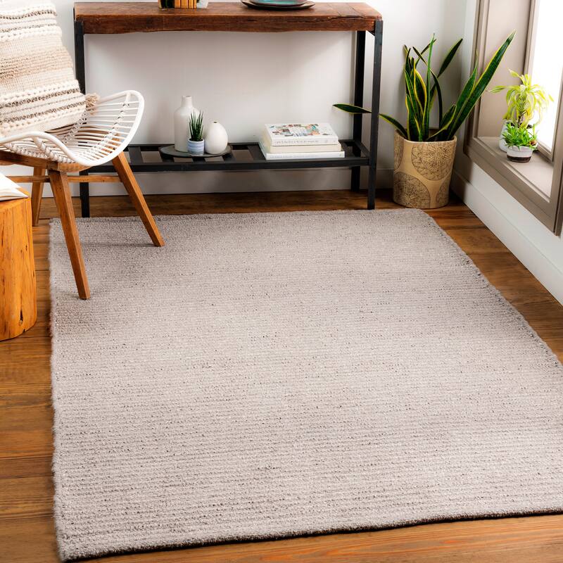 Surya Alexander Modern Solid Outdoor Area Rug - 8'10" x 12' - Taupe