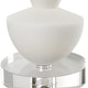 preview thumbnail 4 of 2, Uttermost Lido White Stone Candleholders, Set Of 2 - 5"W x 16"H x 5"D