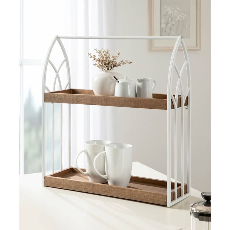 Kate and Laurel Castille Wall Shelf - 20x7x22