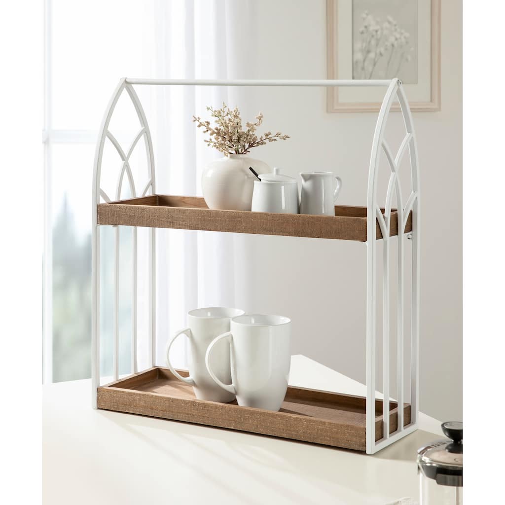 Kate and Laurel Castille Wall Shelf - 20x7x22