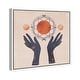 preview thumbnail 9 of 62, Alchemy, Boho Sun and Moons Modern Blue Canvas Wall Art Print for Bedroom