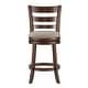 preview thumbnail 20 of 42, Verona Ladder Back Swivel Counter Height Stool by iNSPIRE Q Classic