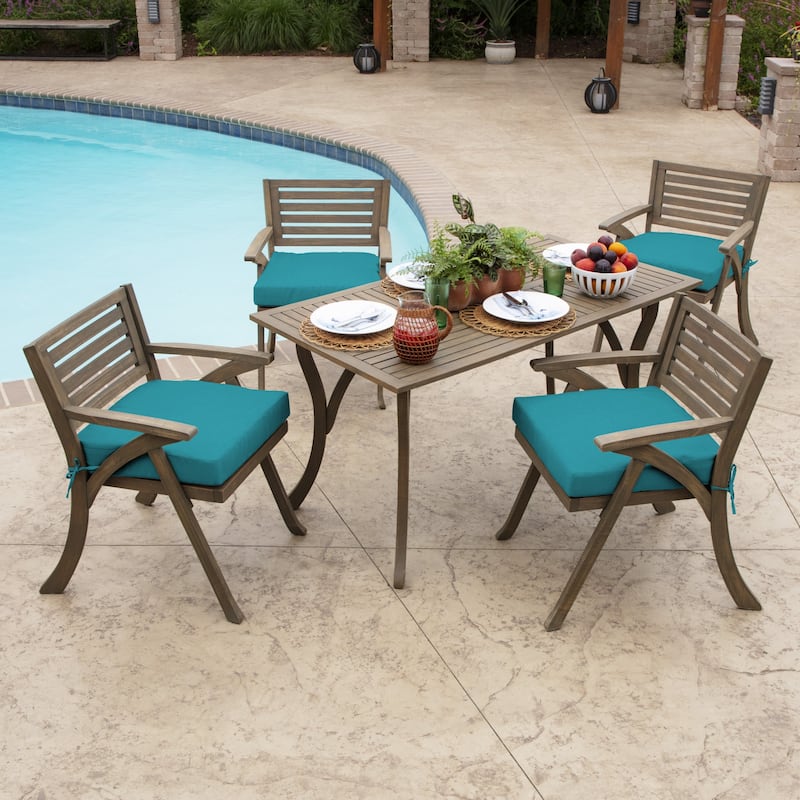 ARDEN Leala Texture Outdoor 21 x 21 in. Seat Cushion