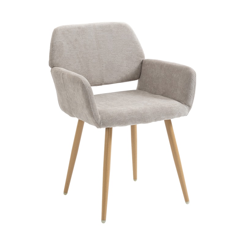 Upholstered Desk Chair No Wheels