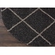 preview thumbnail 78 of 120, Nourison Brisbane Large Diamond Geometric Modern Shag Area Rug