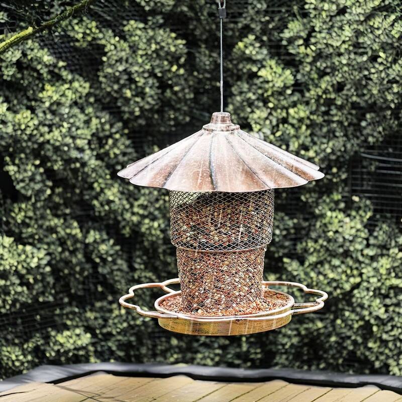 Hanging Bird Feeder with Lid, Bird Feeders For Outdoor