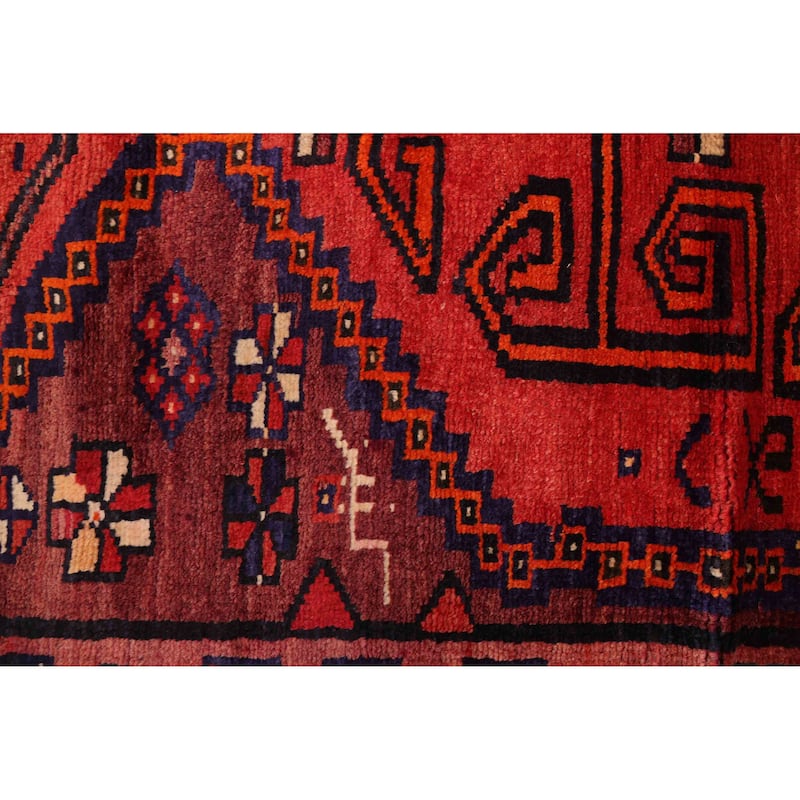 ECARPETGALLERY Hand-knotted Melis Vintage Red Wool Rug - 4'10 x 6'8