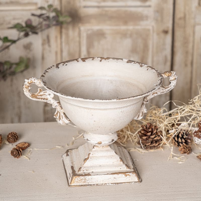 Vintage Double-Handled Flower Pot for Timeless Home Décor, Ideal for Showcasing Plants and Adding Charm to Your Space