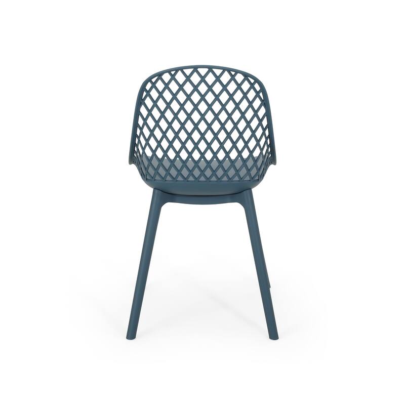Lily Outdoor Modern Dining Outdoor Modern Dining Chair (Set of 2) by Christopher Knight Home - 18.00" W x 21.50" L x 33.20" H