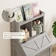 preview thumbnail 4 of 9, Kids Bookshelf, Toy Storage Organizer with Flip-Top Lid and Cubby