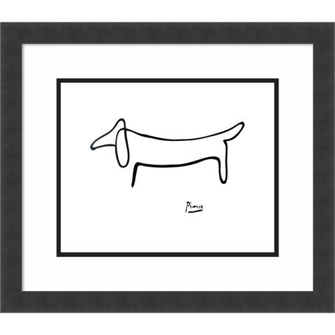 Le Chien (The Dog) by Pablo Picasso Framed Wall Art Print