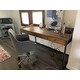 WYNDENHALL Brinkley SOLID ACACIA WOOD Modern Industrial 60 inch Wide Writing Office Desk