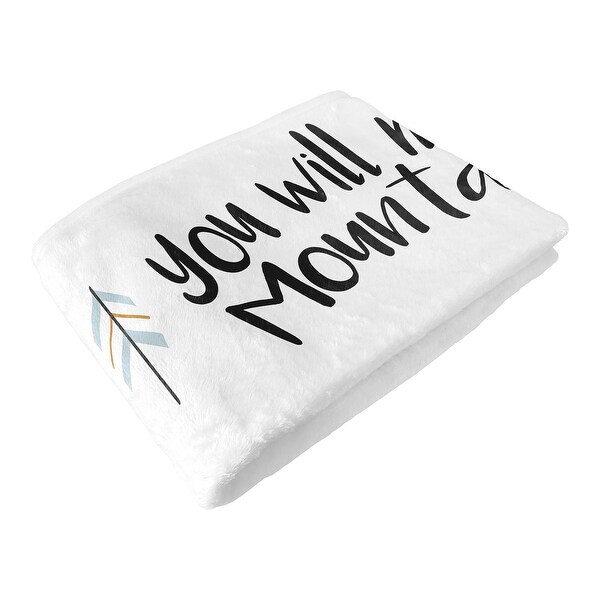 I will move mountains baby 2025 blanket