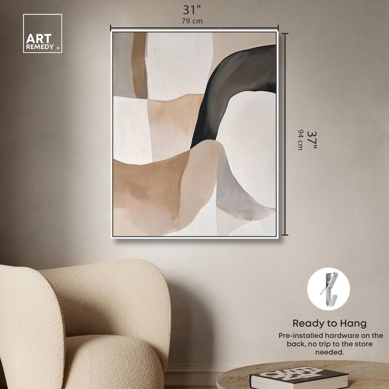 Curvilinear Composition I Canvas by Art Remedy