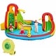 preview thumbnail 1 of 10, Costway Kids Inflatable Water Slide Bounce Park Splash Pool with Water - See Details Blue/Red/Green/Yellow - See Details - Kids