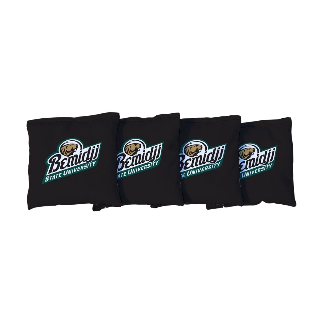 Bemidji State BSU Beavers Black Cornhole Bags