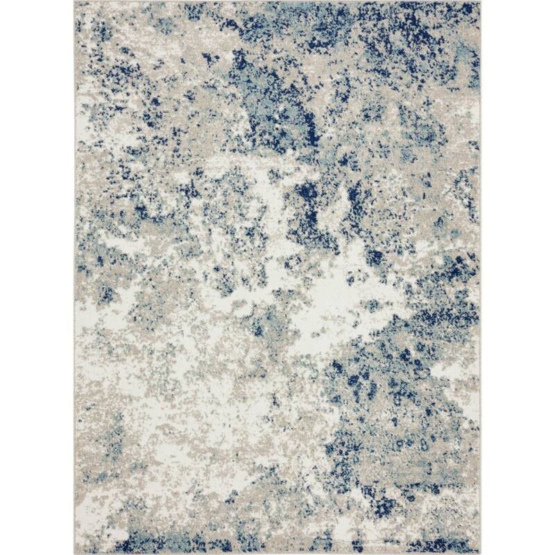 Luxe Weavers Abstract Modern Speckled Area Rug
