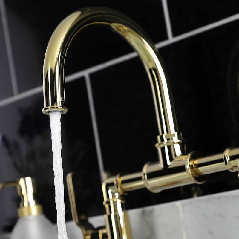 Kingston Brass Whitaker Bridge Bathroom Faucet