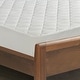 preview thumbnail 5 of 6, All-In-One All Season Reversible Cooling & Warming Fitted Mattress Pad - White