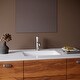 preview thumbnail 21 of 45, Karran Tryst KBF460 Single-Handle Single Hole Basin Bathroom Faucet with Matching Pop-up Drain
