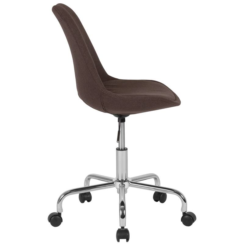Mid-Back Fabric Task Office Chair with Pneumatic Lift