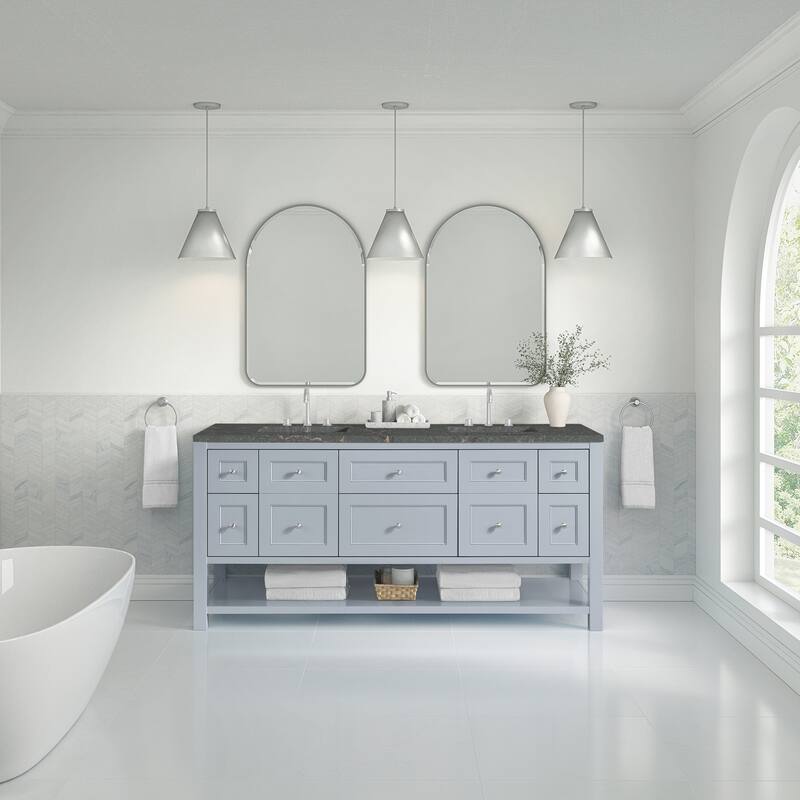 James Martin Vanities 330-V72-3PBL Breckenridge 72" Free Standing