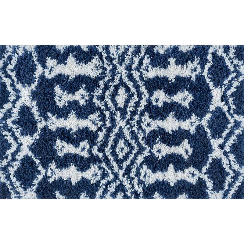 Joy Shag Mediterranean Geometric Indoor Area Rug